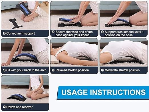 Adjustable Back Stretcher Lumbar Support - CL-AD-1479